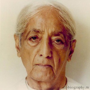 Біографія Джідду Крішнамурті